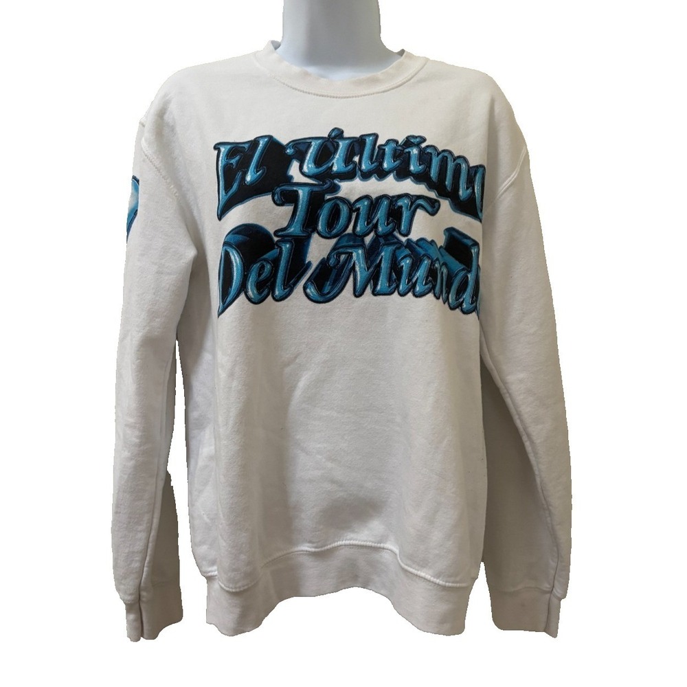 Bad Bunny Sweatshirt Mens Small 2022 El Ultimo Reggaeton latin Trap Music merch